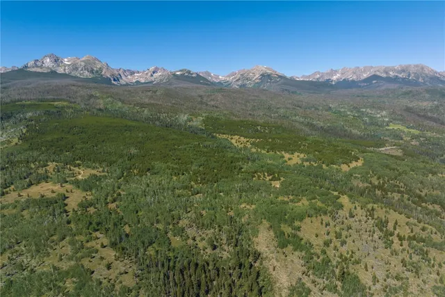 a view of a lush green hillside and a houses