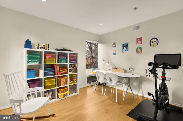 a bathroom with a shower and toilet