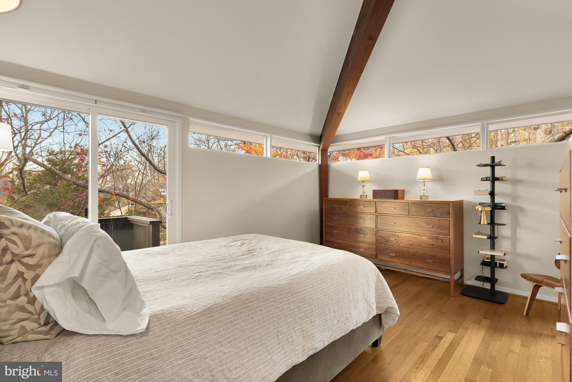 5420 Mohican Road Bethesda, MD 20816 - Photo 46 of 71 a bedroom with a bed and a large window