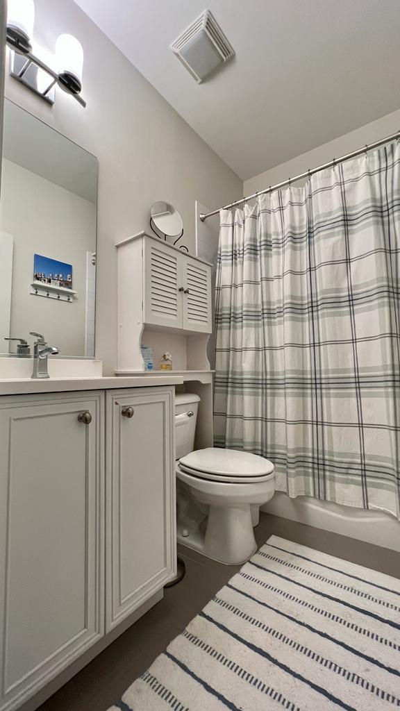 218 East Cullerton Street Chicago, IL 60616 - Photo 24 of 29 a bathroom with a toilet sink vanity and mirror