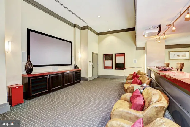 a view of a terrace with potted plants