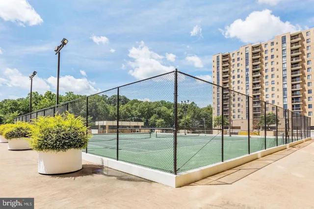 a view of swimming pool with outdoor seating and plants
