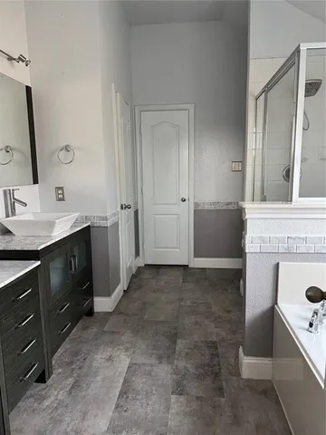 a view of a kitchen with a sink