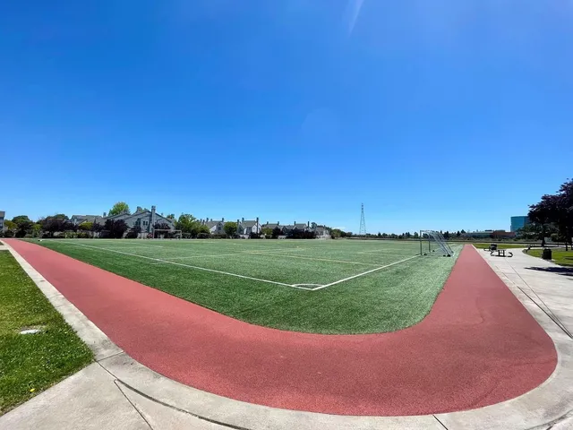 a view of a lake and outdoor space