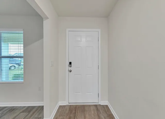 a view of bathroom with window