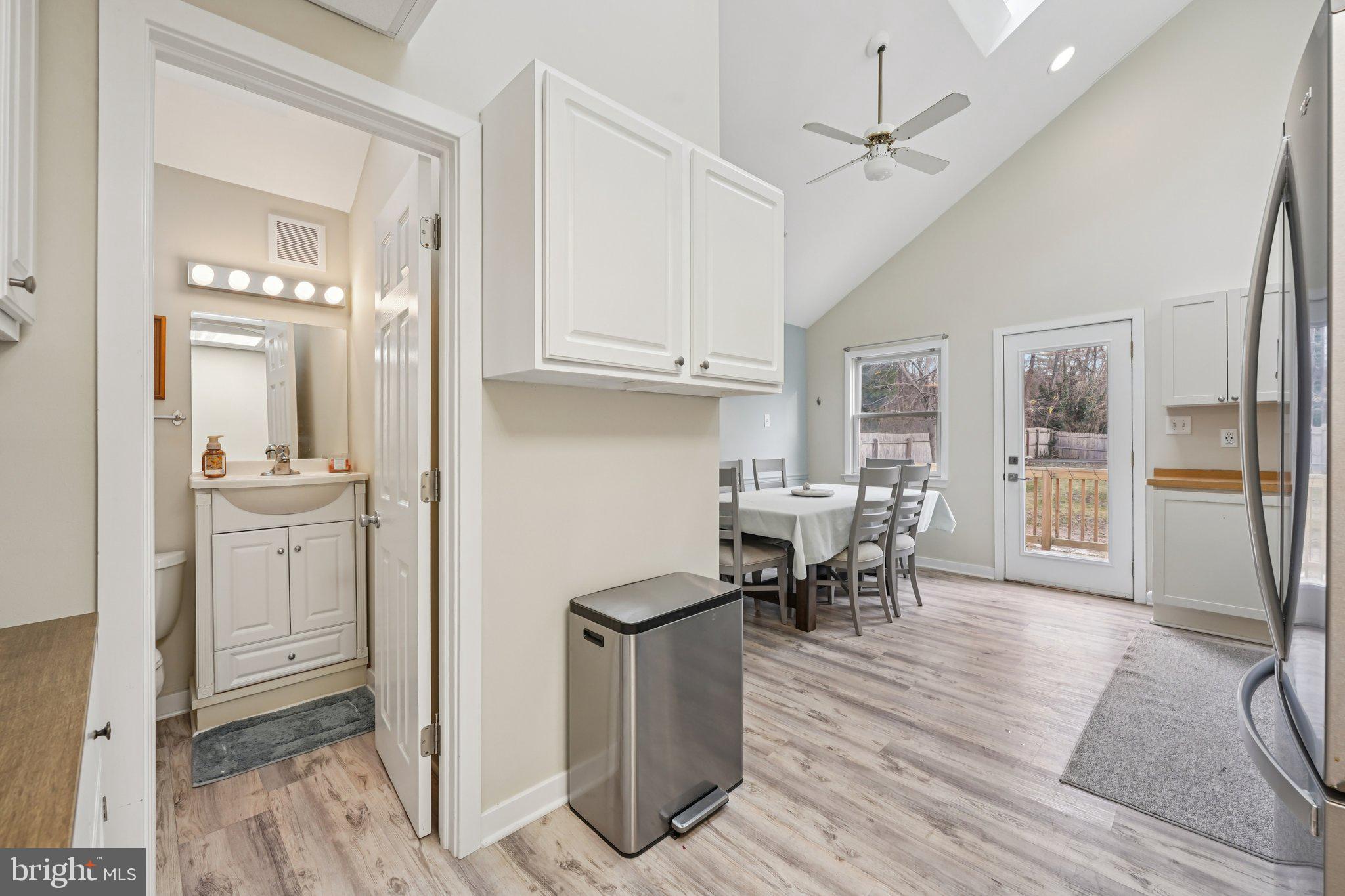 1212 Rebel Hill Road Conshohocken, PA 19428 - Photo 10 of 32 Kitchen Overview with Access to Patio and 1/2 Bath