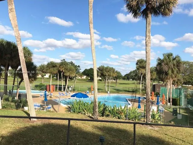 a view of a lake with a big yard