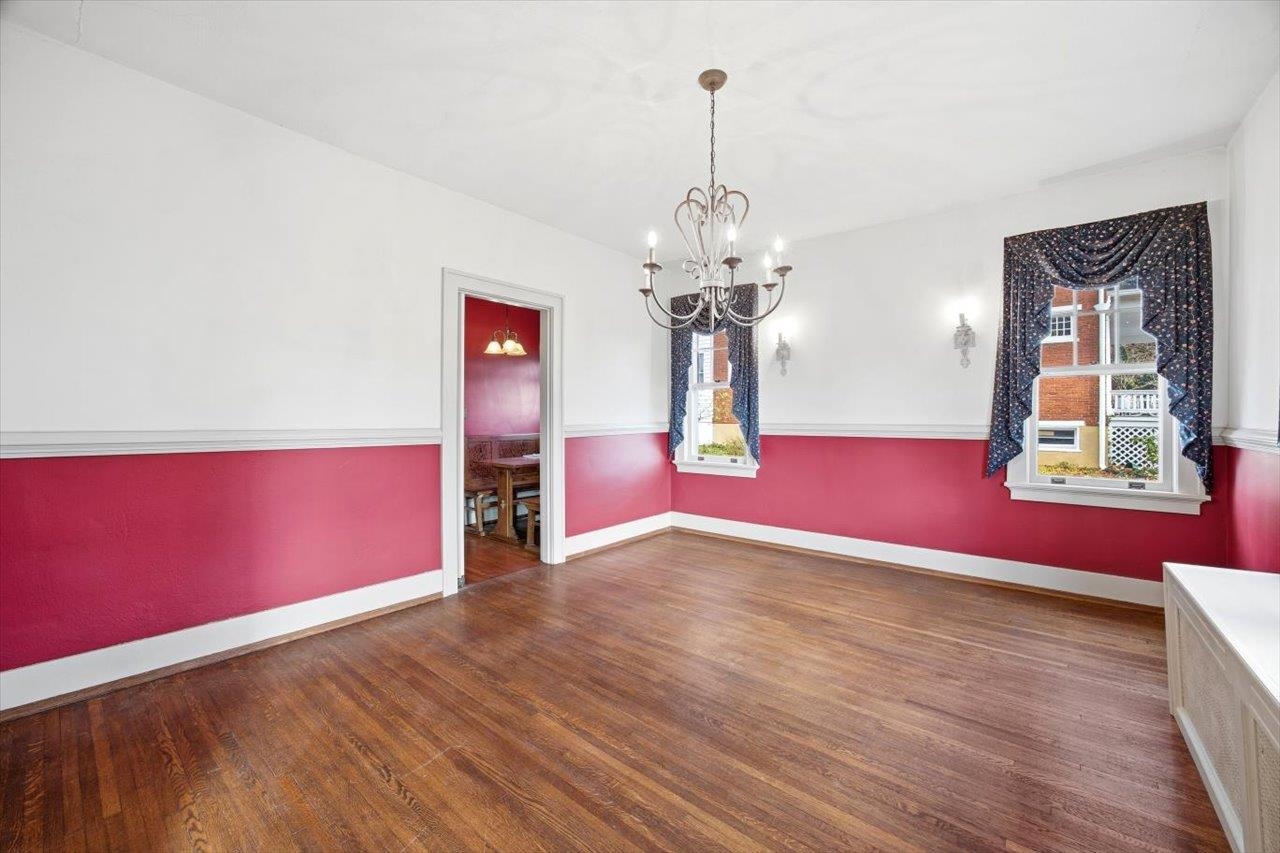 645 Maple Avenue Waynesboro, VA 22980 - Photo 20 of 63 a view of livingroom with furniture wooden floor and chandelier