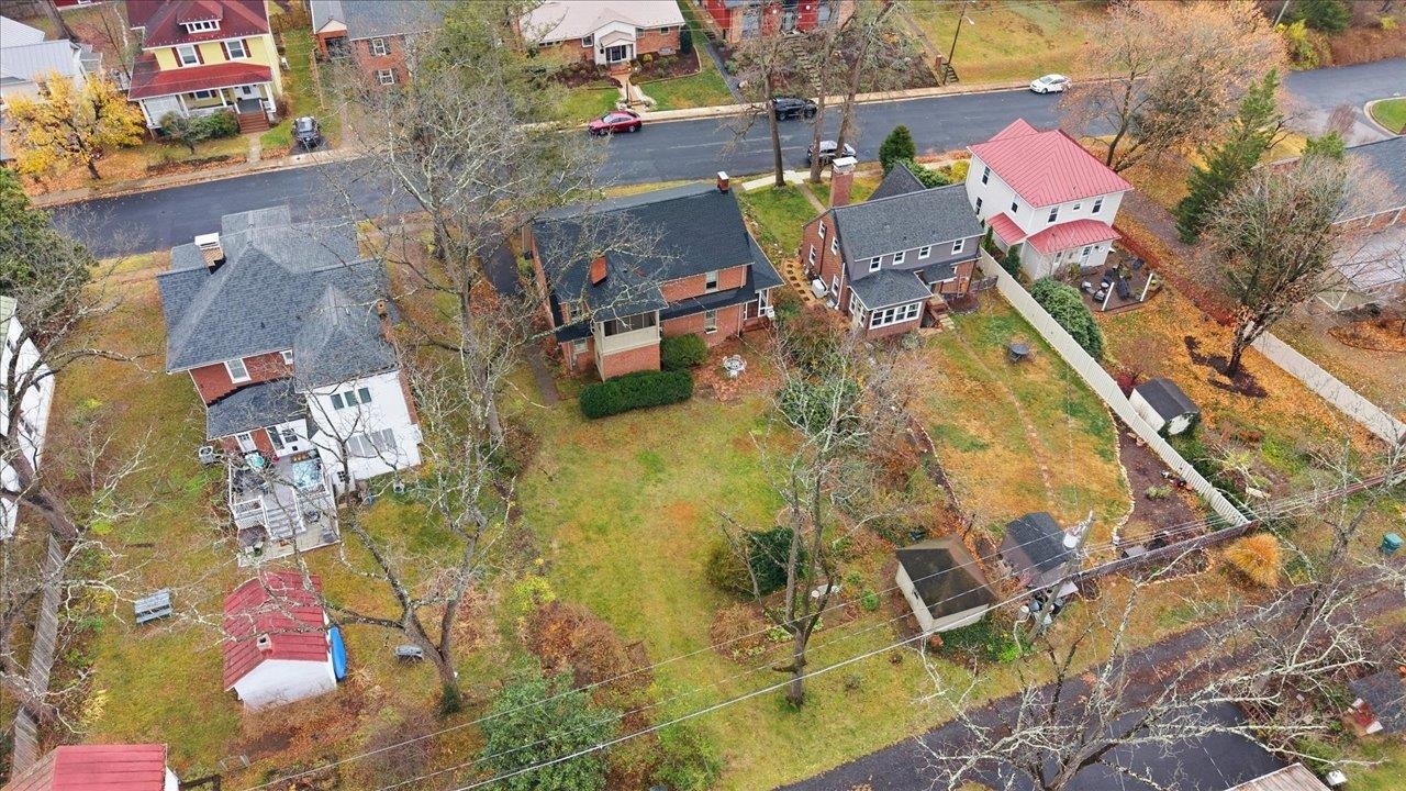 645 Maple Avenue Waynesboro, VA 22980 - Photo 63 of 63 a aerial view of a house with swimming pool and large trees