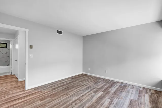 wooden floor in a room