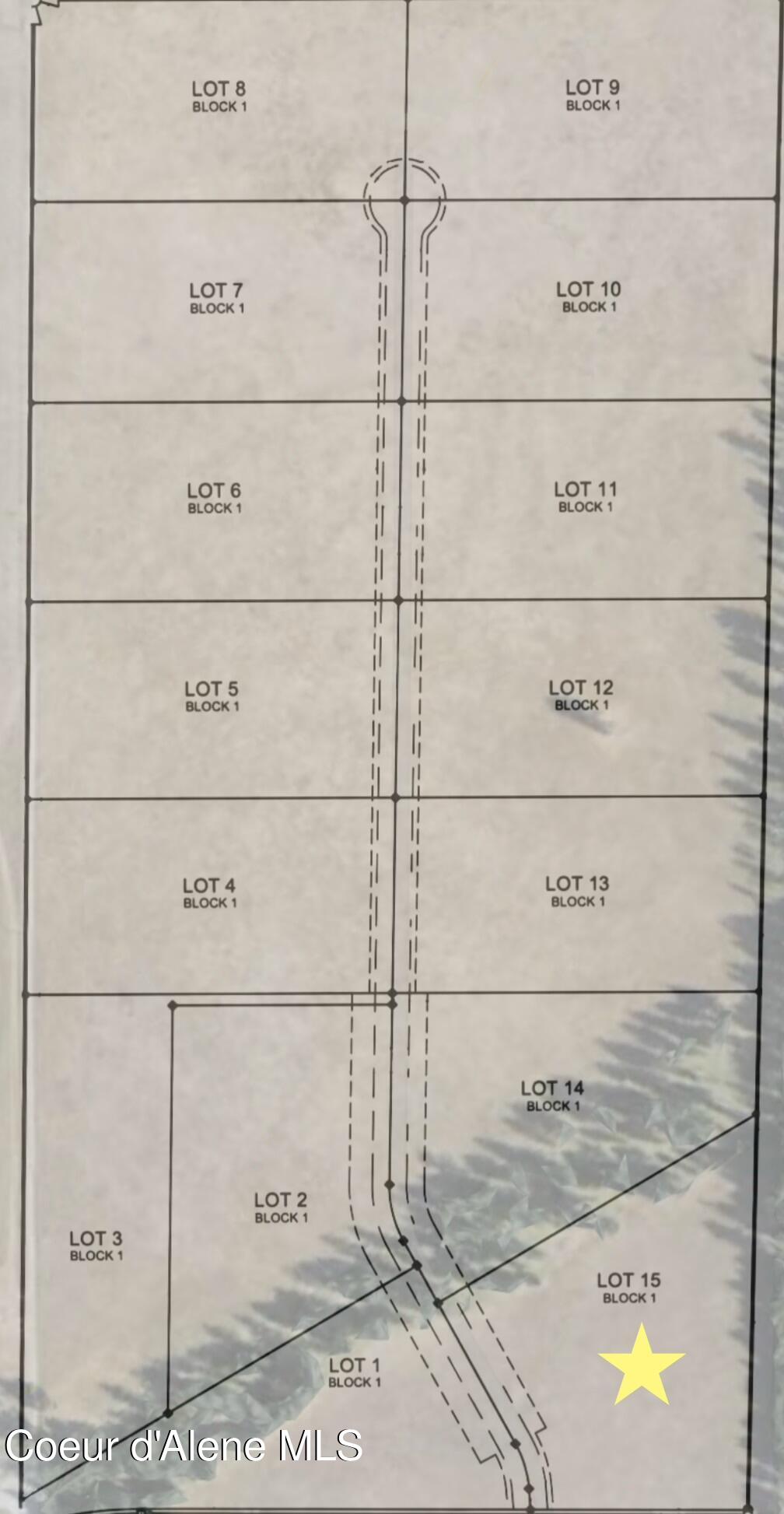 Lot 15 North Stonemason Way Rathdrum, ID 83858 - Photo 6 of 6 Aerial lot configuration