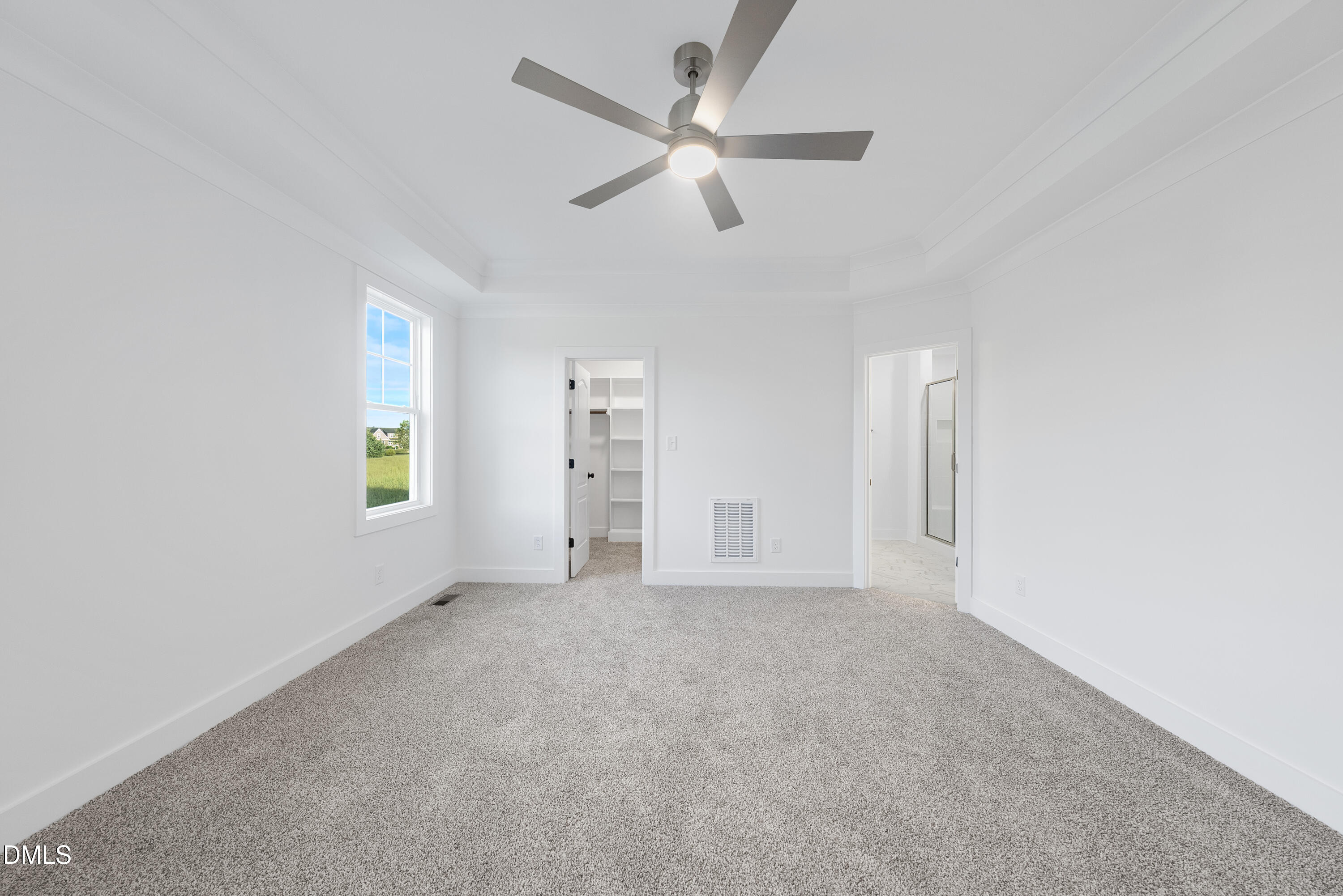 5600 River Buck Rd Spring Spring Hope, NC 27882 - Photo 15 of 31 an empty room with windows and fan