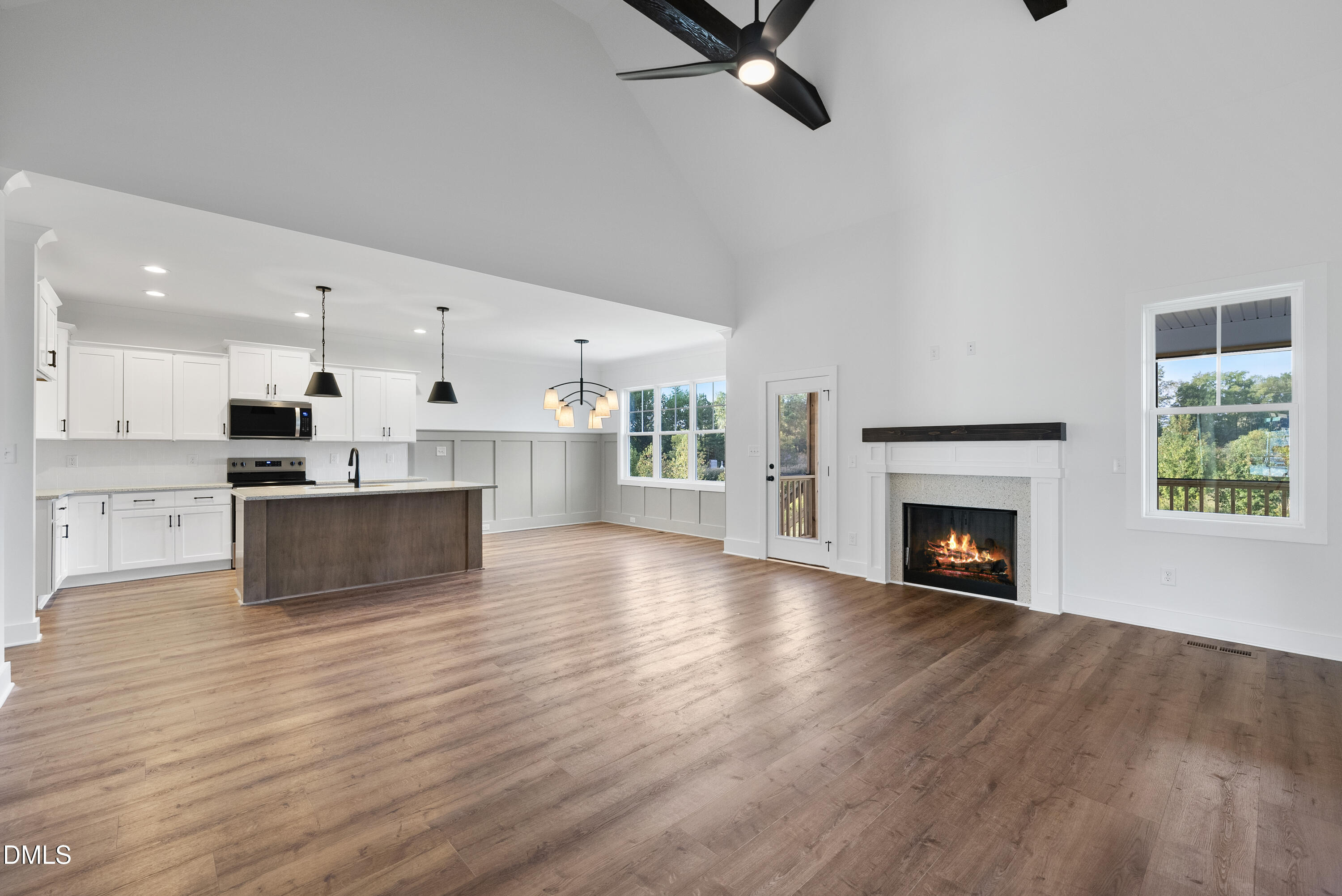 5600 River Buck Rd Spring Spring Hope, NC 27882 - Photo 5 of 31 a view of kitchen with cabinets and wooden floor