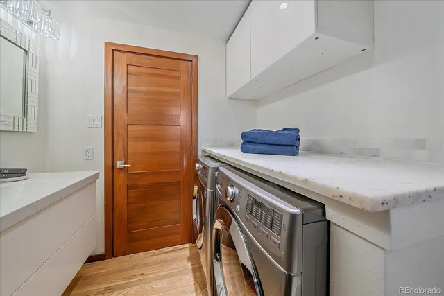 a view of storage and utility room