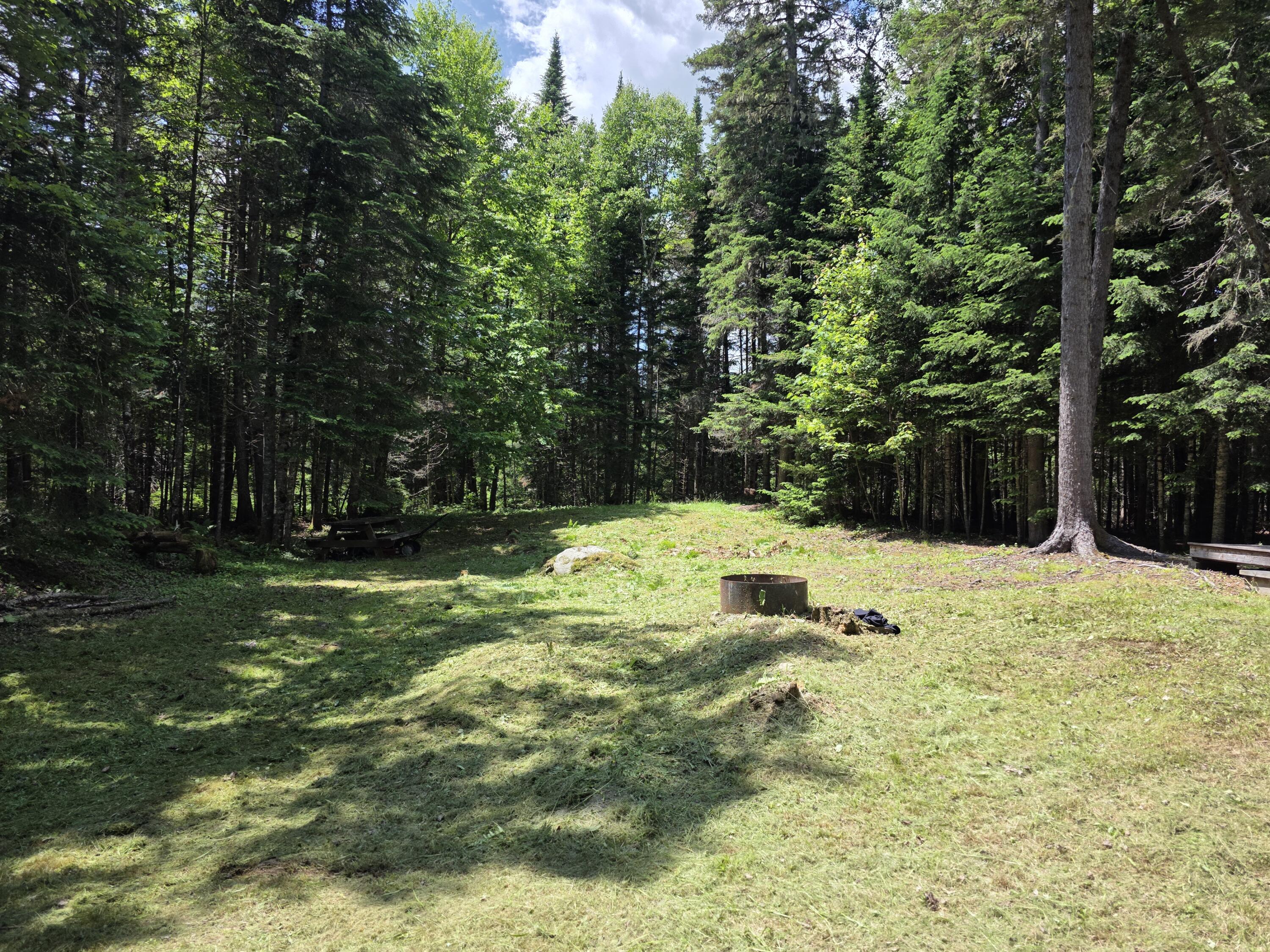 4-10b Camp Road Dyer Brook, ME 04747 - Photo 13 of 13 Yard - Firepit