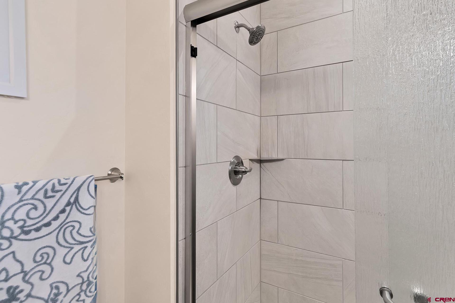 1470 Southeast Stonebridge Drive Cedaredge, CO 81413 - Photo 24 of 42 a bathroom with a shower