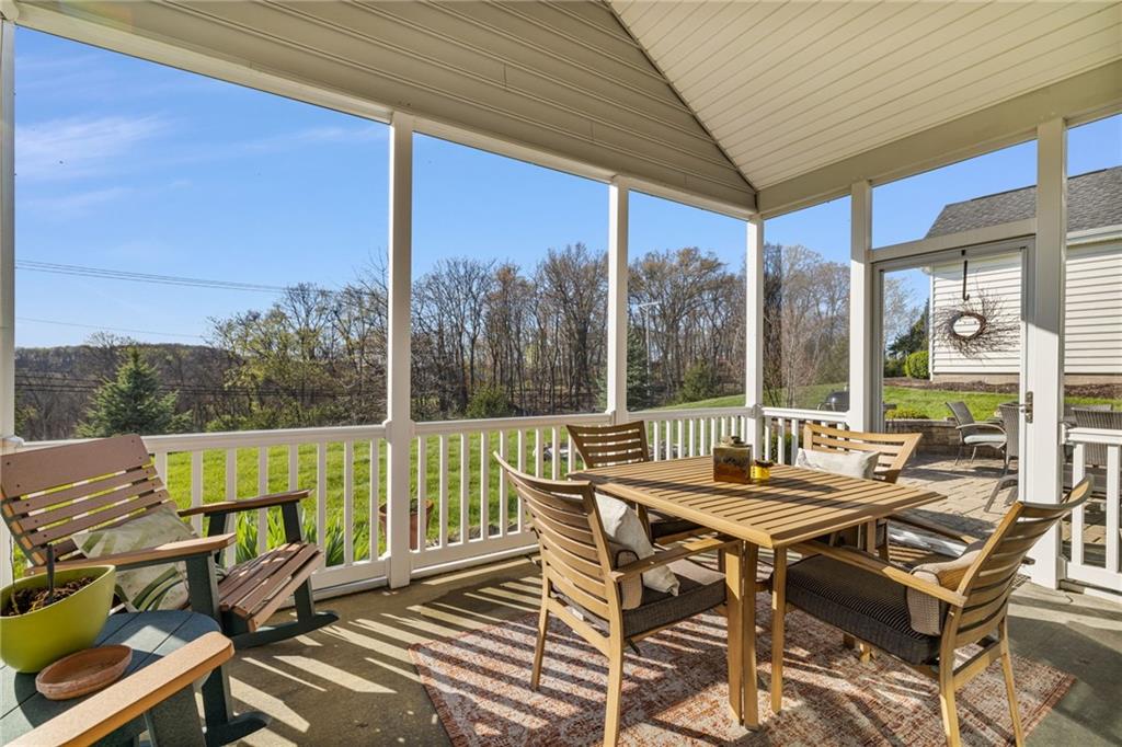 140 Independence Way Sewickley, PA 15143 - Photo 30 of 33 a view of a patio with couches chairs and wooden floor