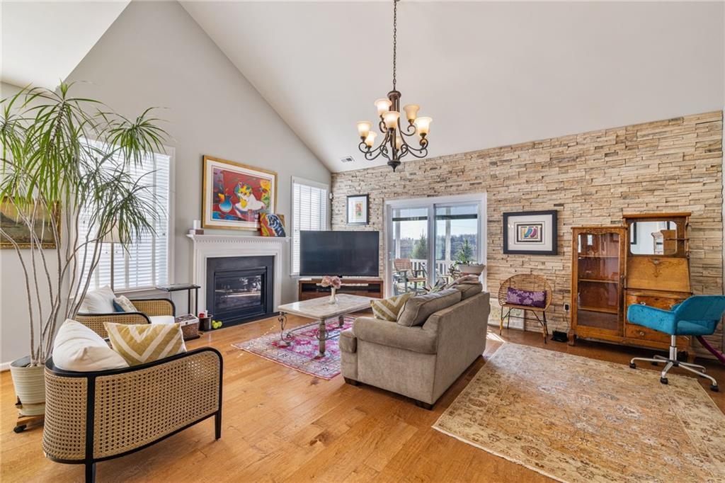 140 Independence Way Sewickley, PA 15143 - Photo 10 of 33 a living room with furniture or couch and a fireplace