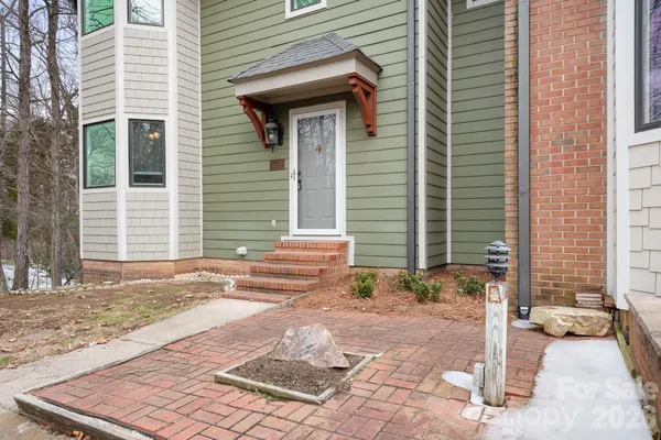 a view of a house with a patio