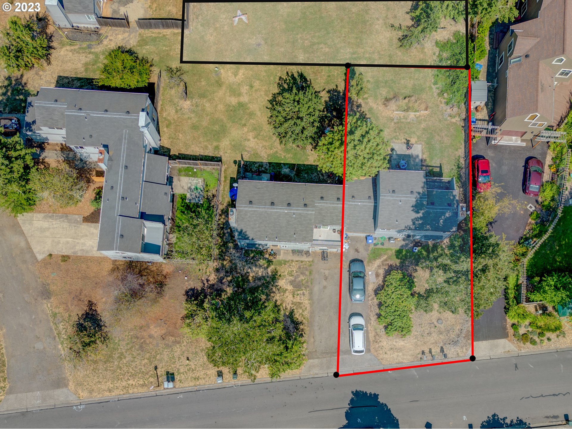 1357 East 43rd Avenue Eugene, OR 97405 - Photo 22 of 28 an aerial view of houses and roads