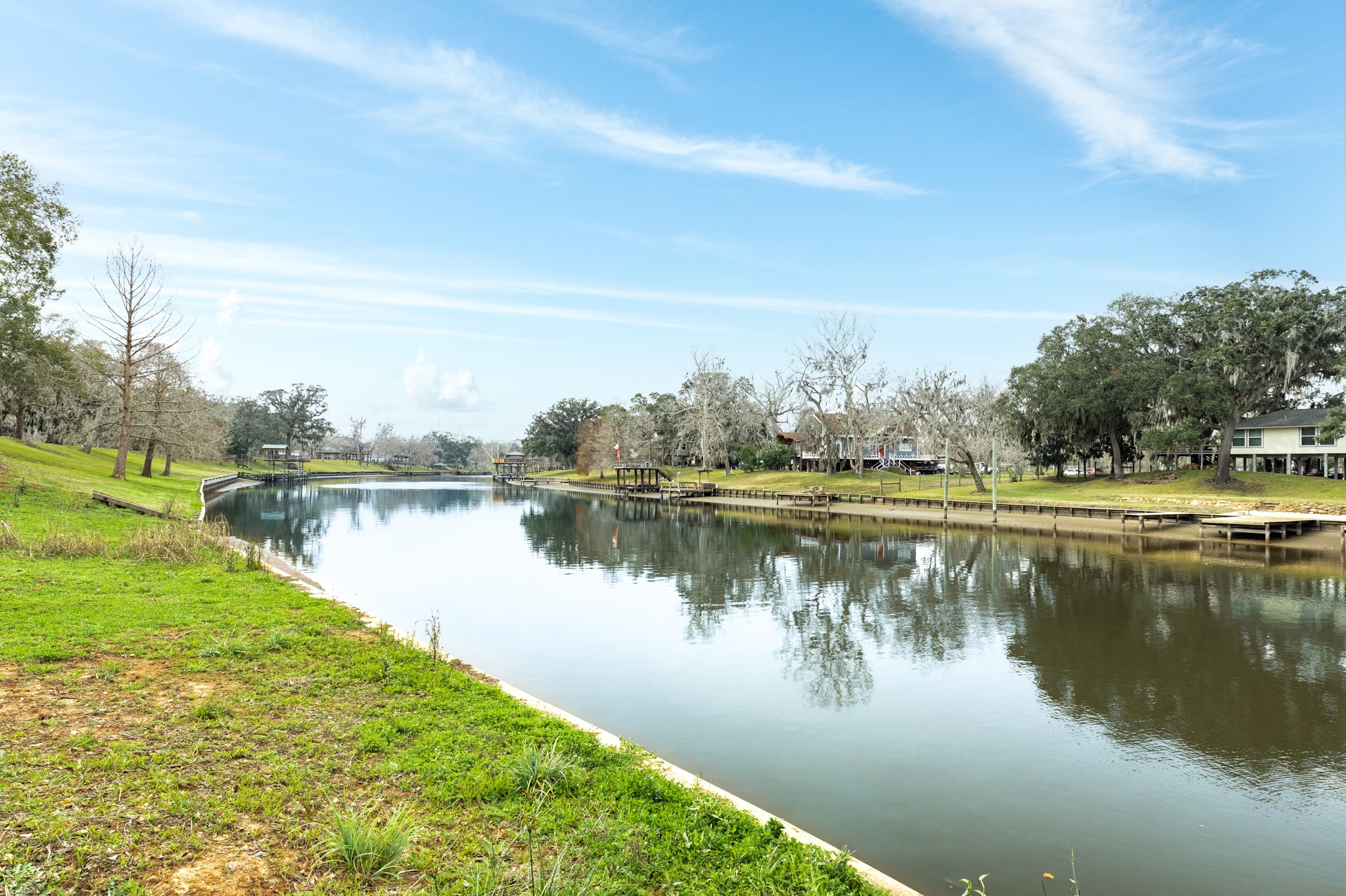 4 County Road 344 Sweeny, TX 77480 - Photo 6 of 18 a view of a lake with a yard