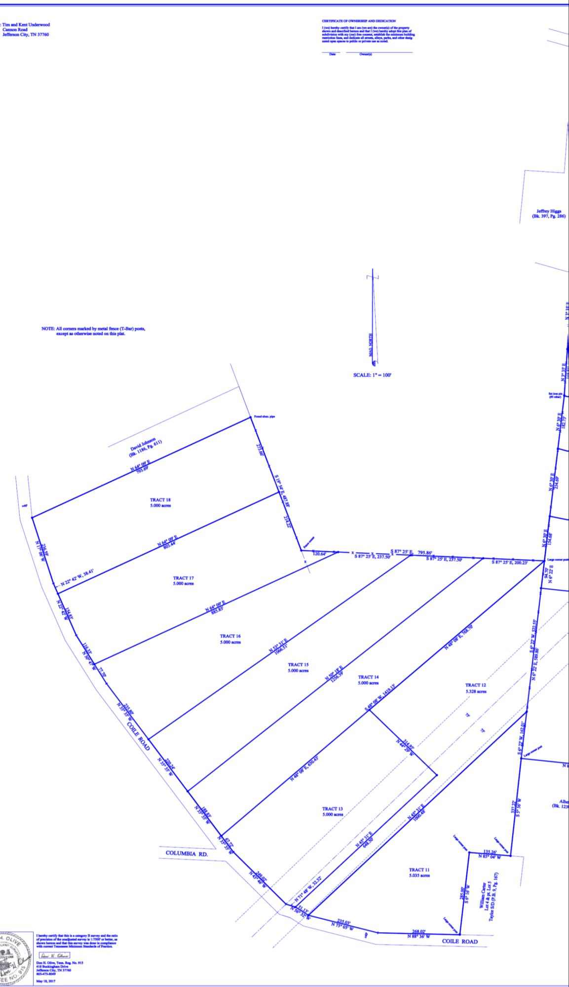 Lot #9 Palace Road Jefferson City, TN 37760 - Photo 30 of 31 Survey - Lots 11-18