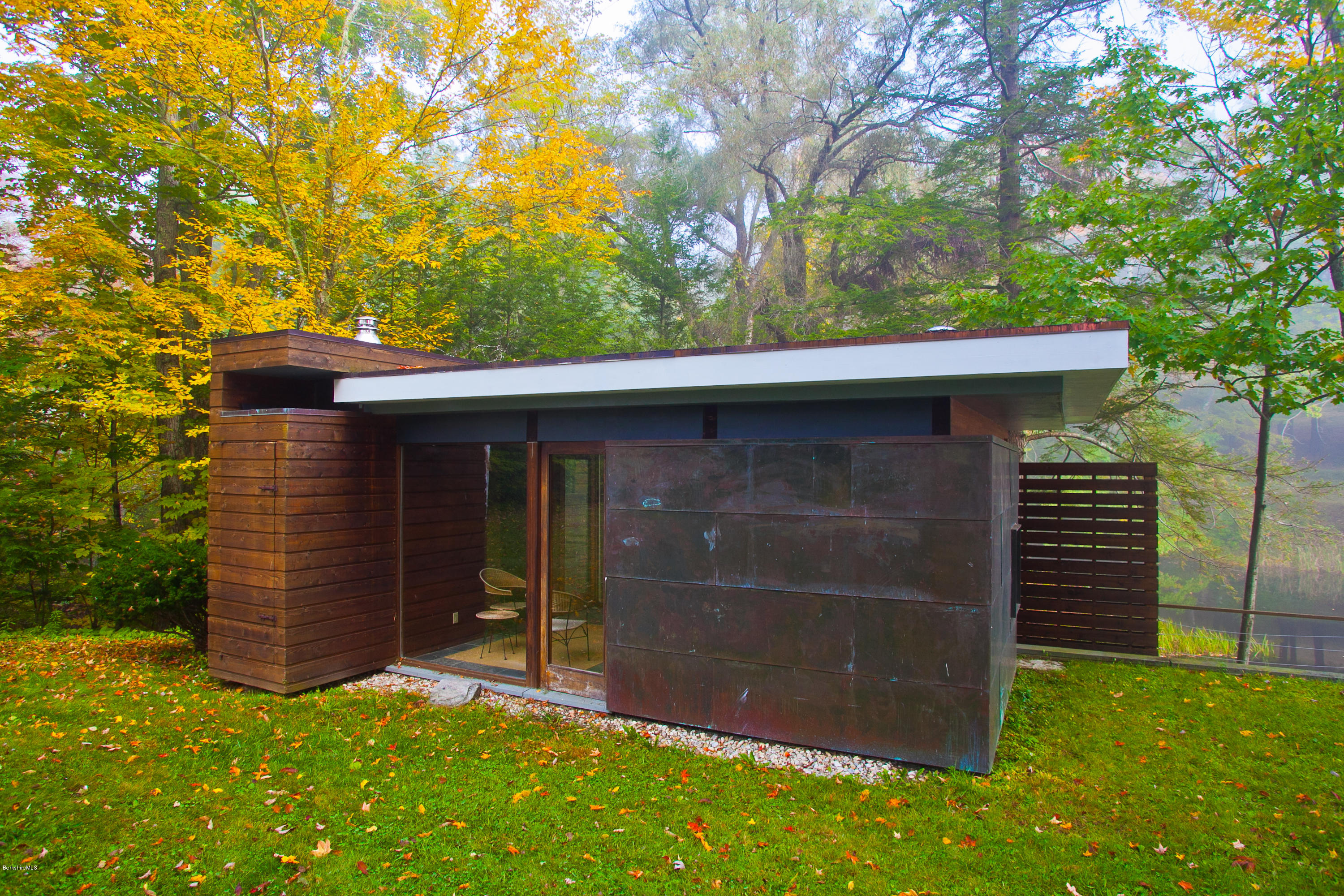 2 Brace Road Tyringham, MA 01264 - Photo 41 of 61 a front view of a house with a yard