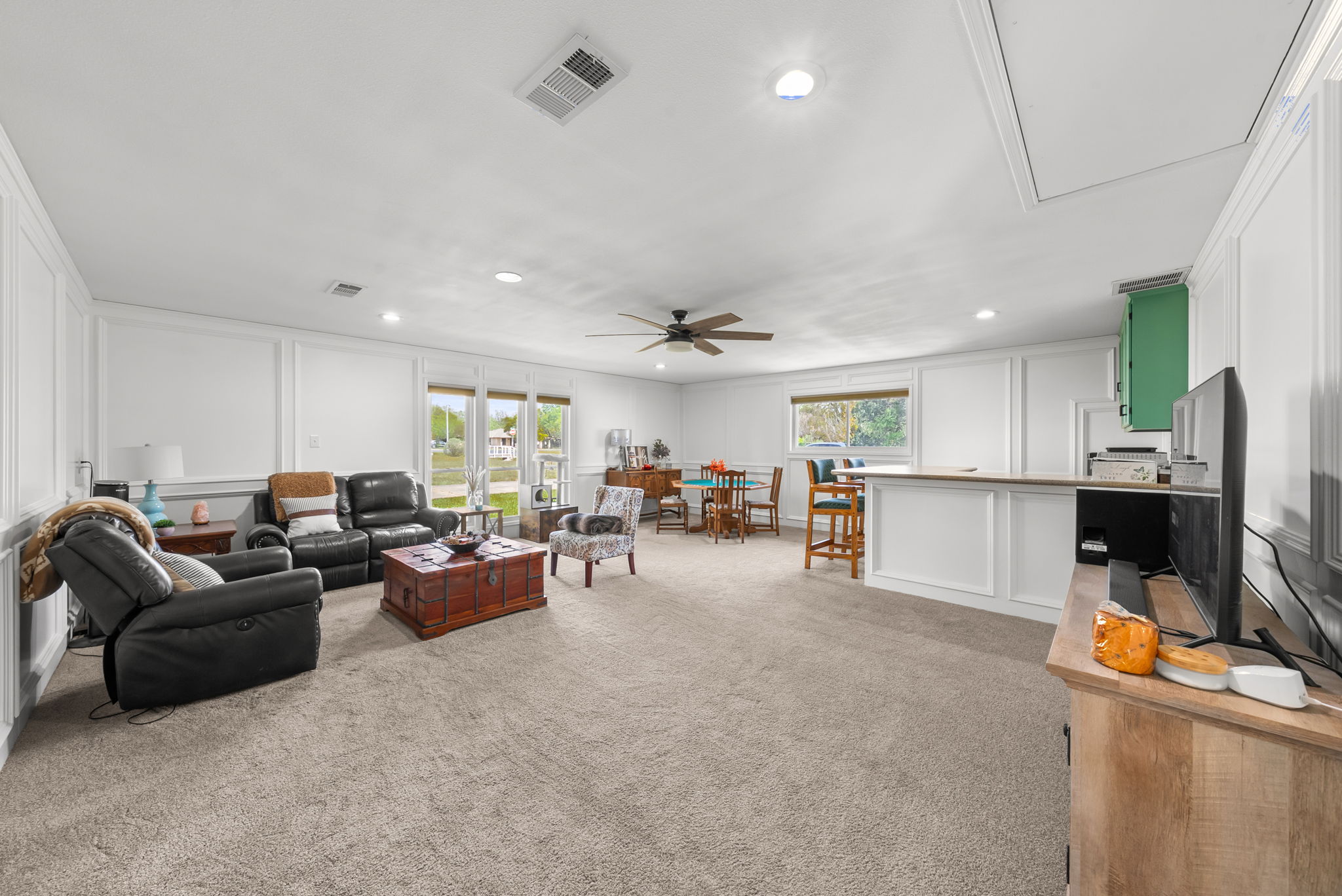 2702 Double Tree Street Round Rock, TX 78681 - Photo 15 of 40 a living room with furniture and a flat screen tv