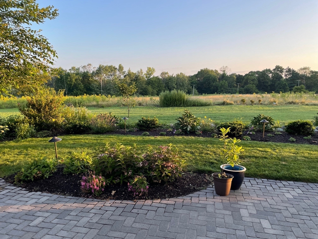 22 Sunset Way, Unit 22 Medfield, MA 02052 - Photo 37 of 42 a view of a lake with a garden