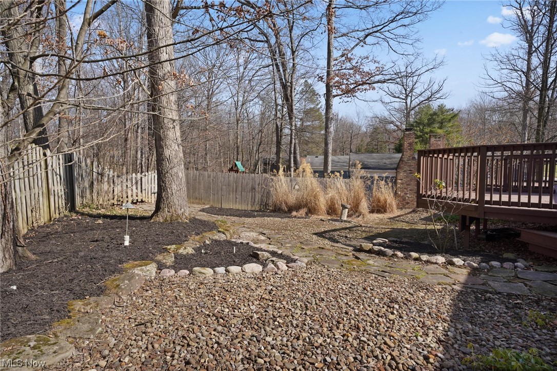 12263 Moss Ridge Circle Strongsville, OH 44136 - Photo 37 of 40 View of yard with a wooden deck