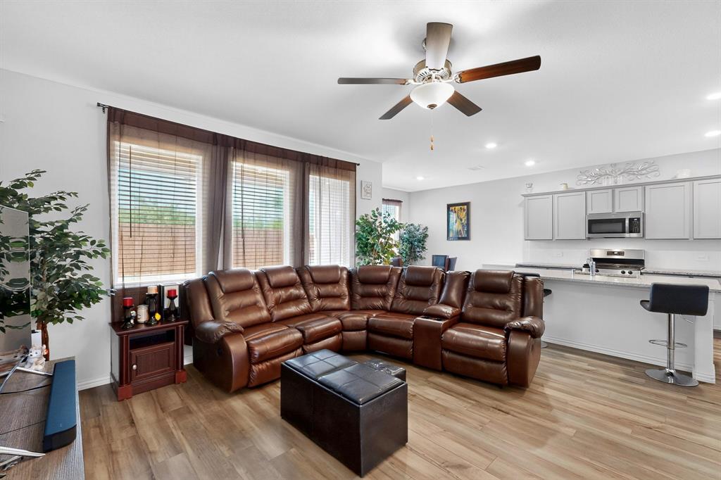 444 Ranchito Pass Fort Worth, TX 76052 - Photo 3 of 24 a living room with furniture and a large window