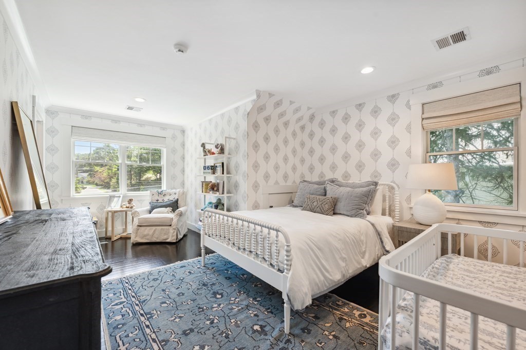 40 Carver Road Wellesley, MA 02481 - Photo 16 of 34 a bedroom with a bed and wooden floor