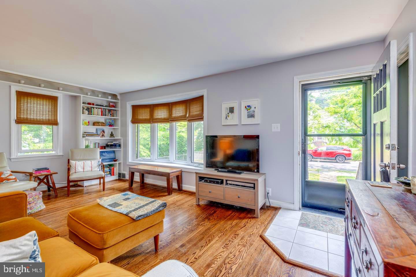 284 Bewley Road Haddonfield, NJ 08033 - Photo 7 of 36 a living room with furniture and a flat screen tv