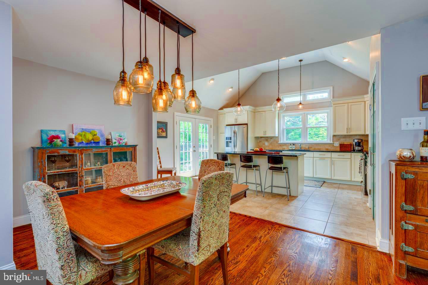 284 Bewley Road Haddonfield, NJ 08033 - Photo 9 of 36 a view of a dining room with furniture and a large window