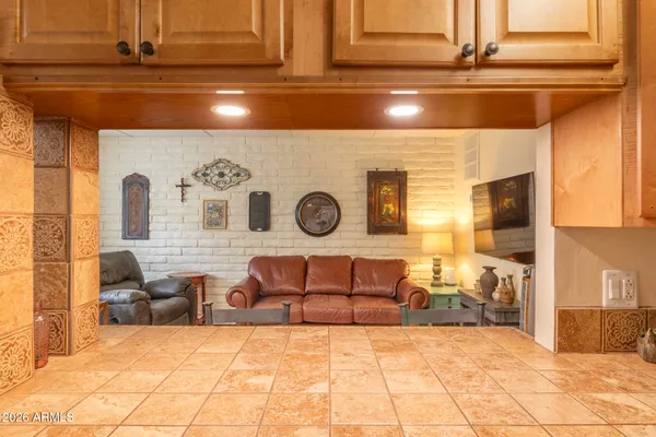 a view of living room with furniture