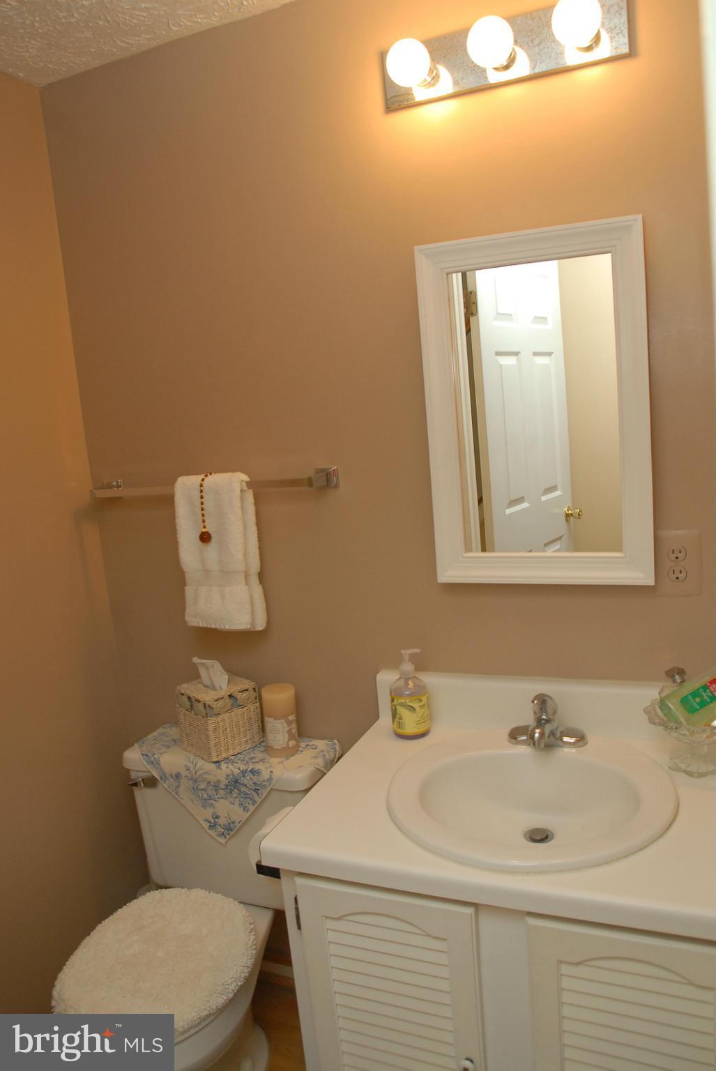 5776 Heming Avenue Springfield, VA 22151 - Photo 11 of 25 a bathroom with a sink a toilet and mirror