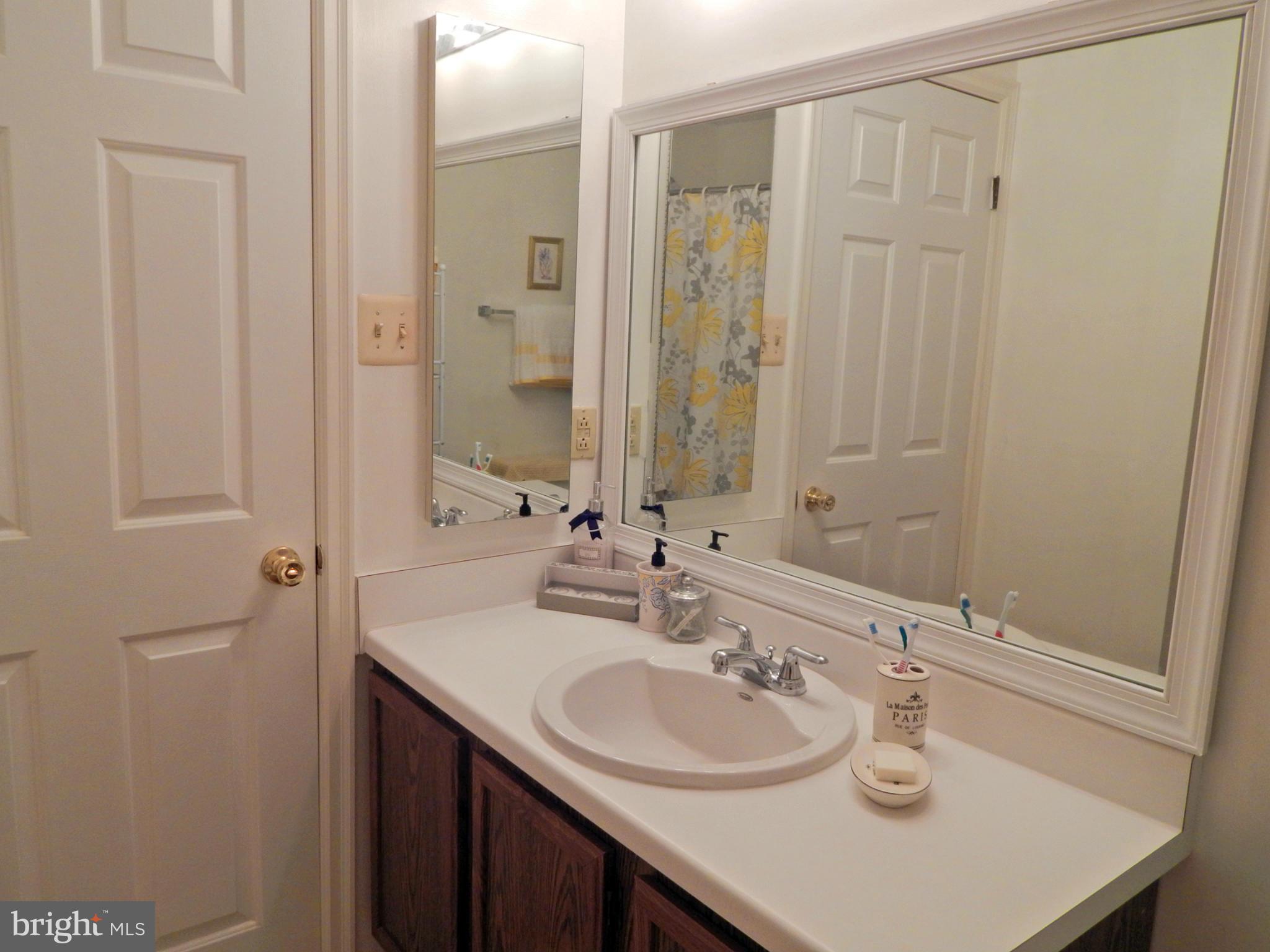 5776 Heming Avenue Springfield, VA 22151 - Photo 19 of 25 a bathroom with a sink and a mirror