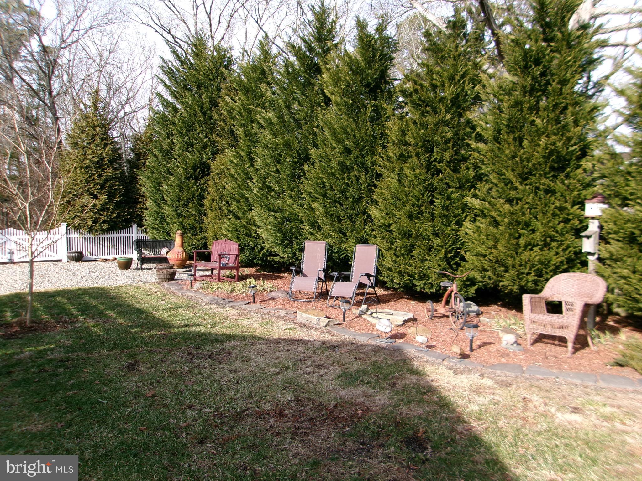 22 Nugentown Road Tuckerton, NJ 08087 - Photo 24 of 37 a view of a backyard with sitting area