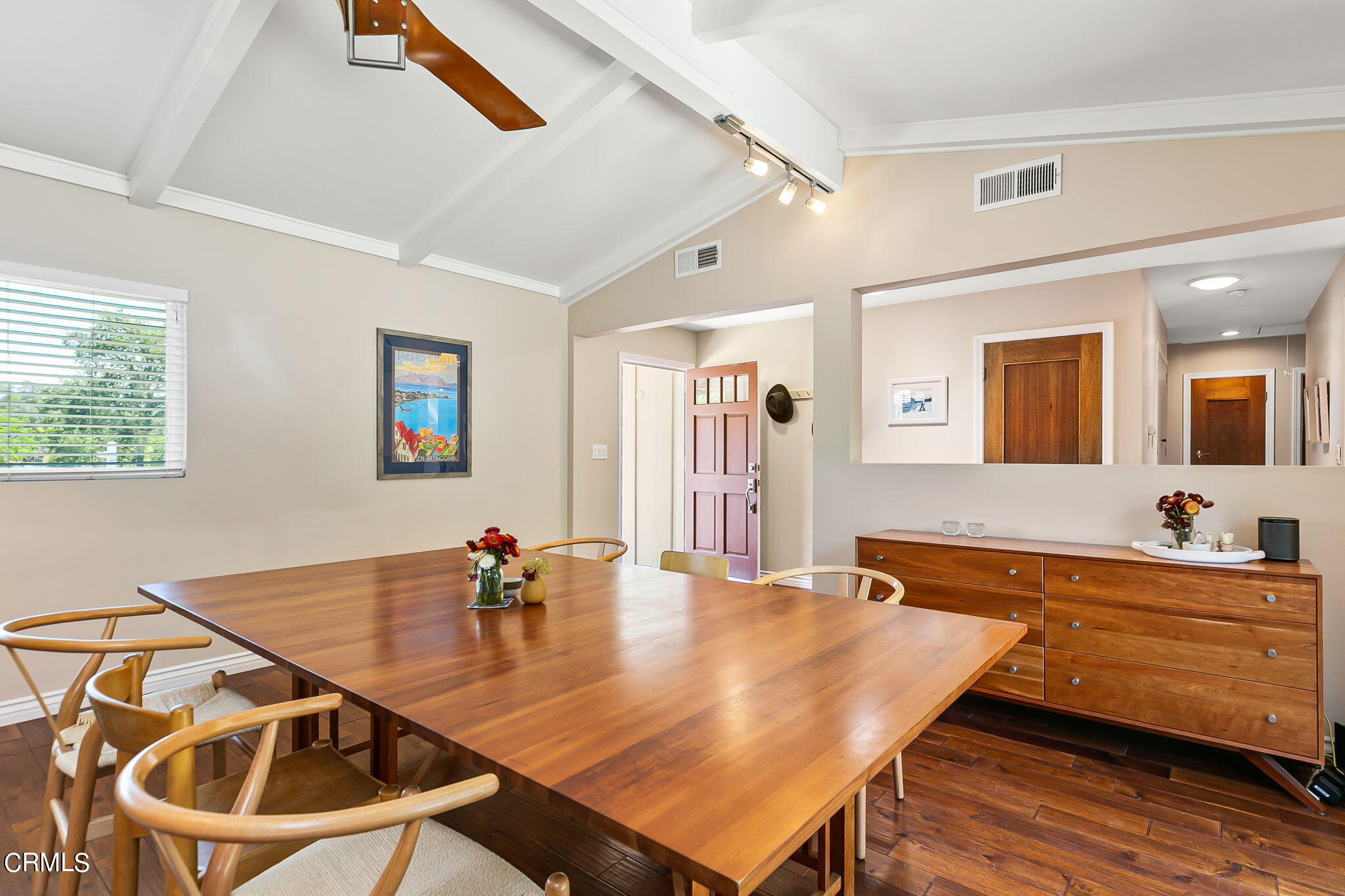 807 Daly Road Ojai, CA 93023 - Photo 14 of 50 a dining room with a table and chairs in it