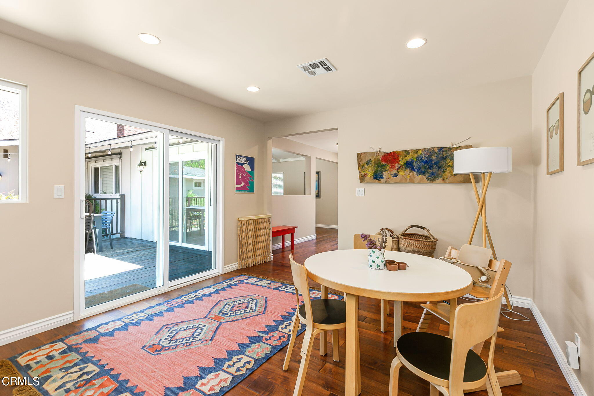 807 Daly Road Ojai, CA 93023 - Photo 16 of 50 a dining room with a table and chairs