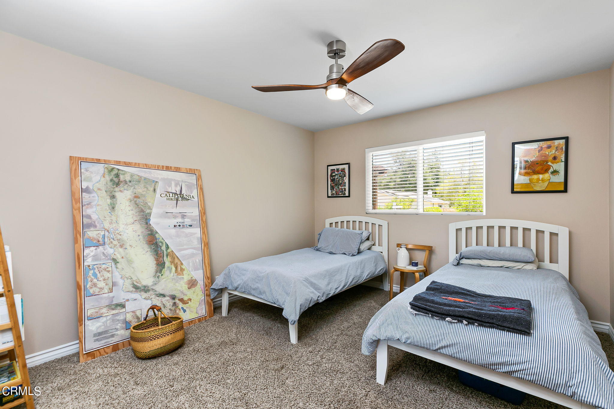 807 Daly Road Ojai, CA 93023 - Photo 28 of 50 a bedroom with furniture and a window