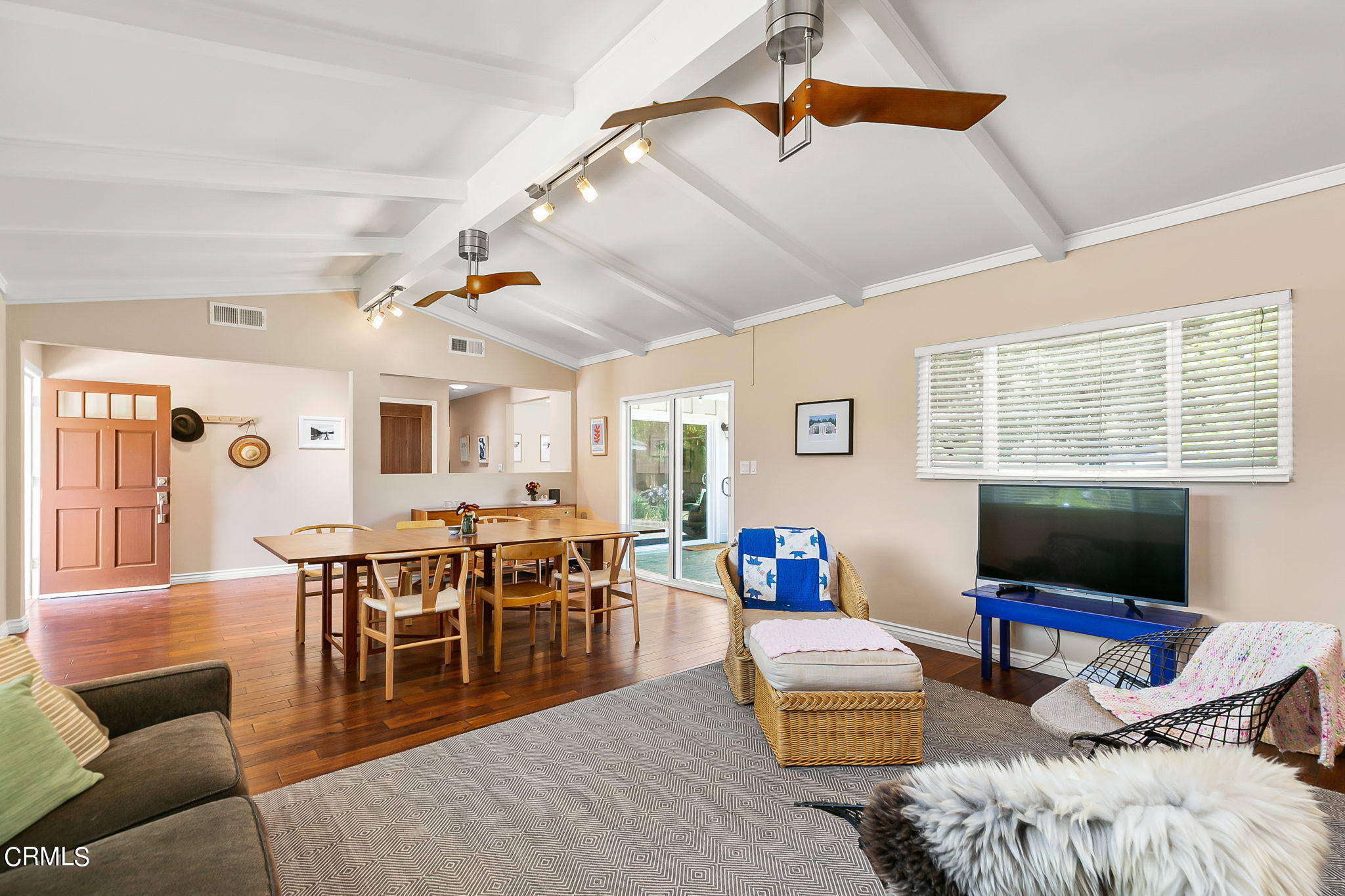 807 Daly Road Ojai, CA 93023 - Photo 9 of 50 a living room with furniture and a flat screen tv