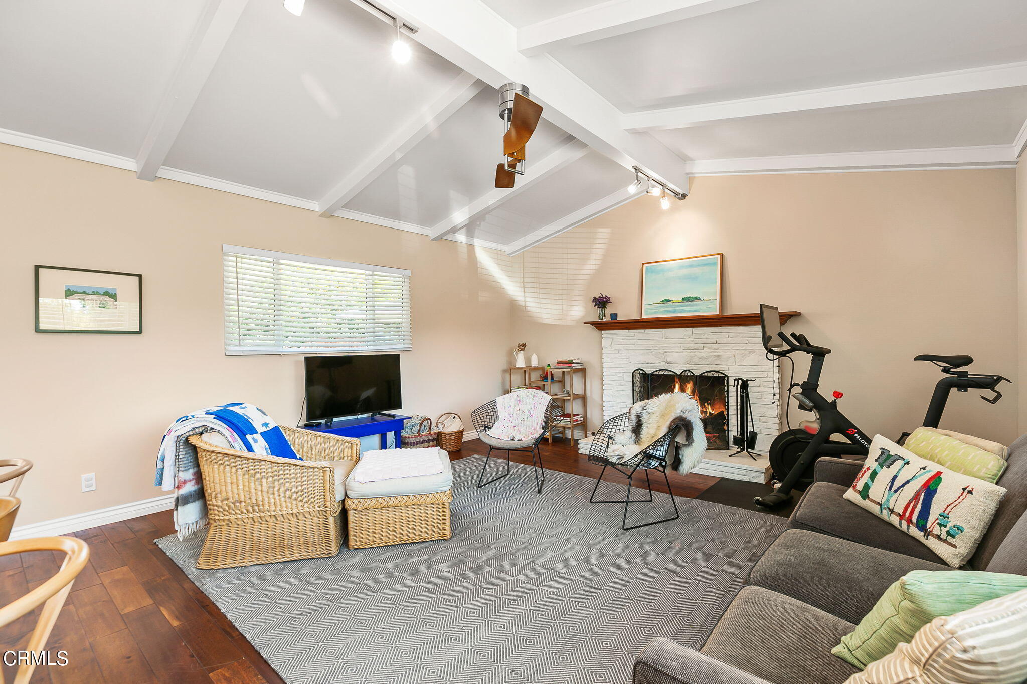 807 Daly Road Ojai, CA 93023 - Photo 10 of 50 a living room with furniture and a flat screen tv