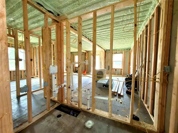 a view of a city and mountain view
