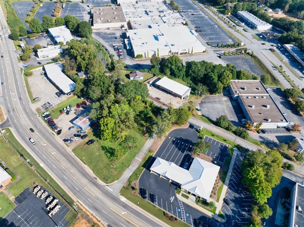 593 Shallowford Road Gainesville, GA 30504 - Photo 14 of 14 an aerial view of residential houses with outdoor space