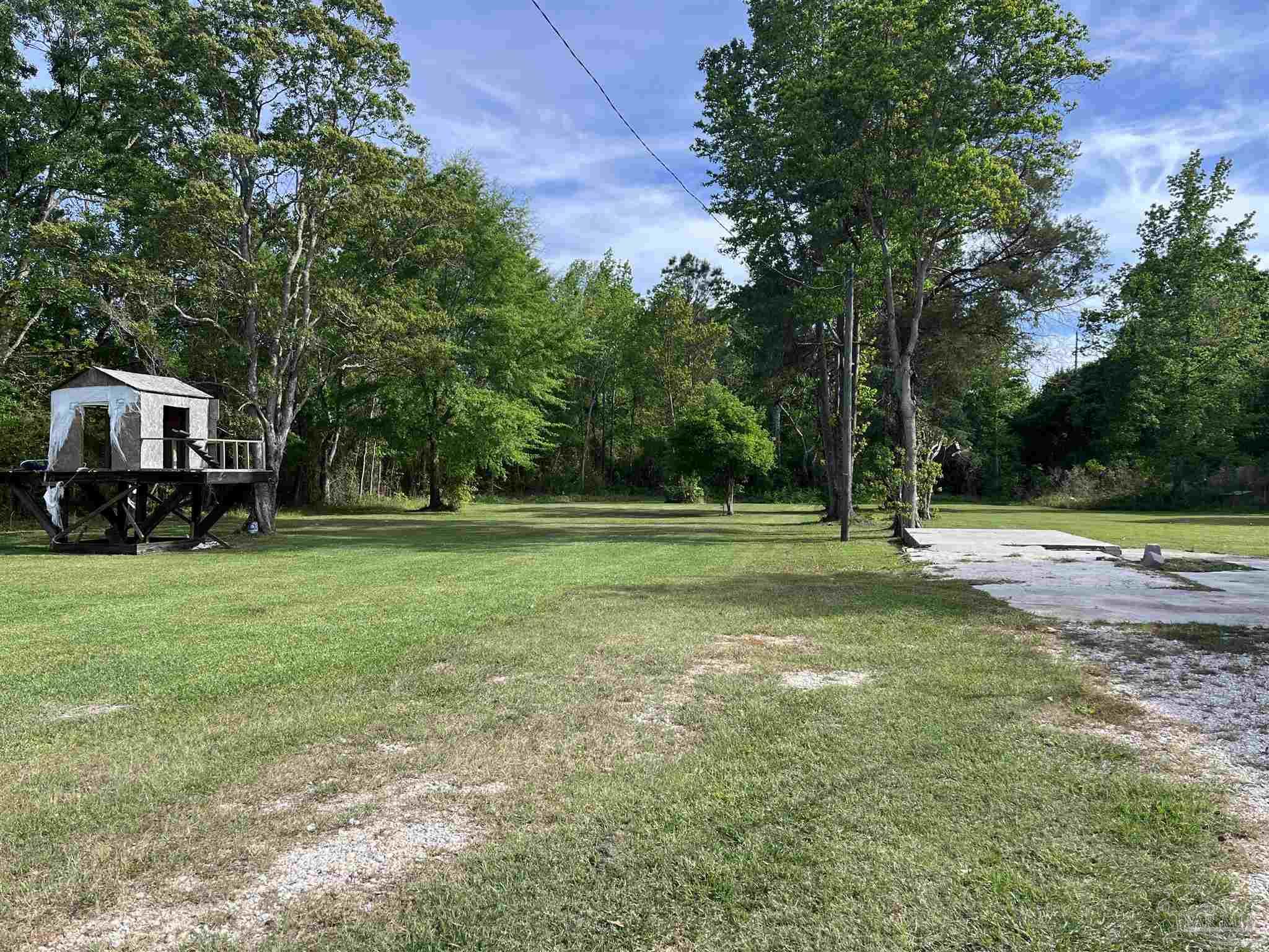 102 W Avenue Atmore, AL 36502 - Photo 18 of 25 a view of a house with a big yard