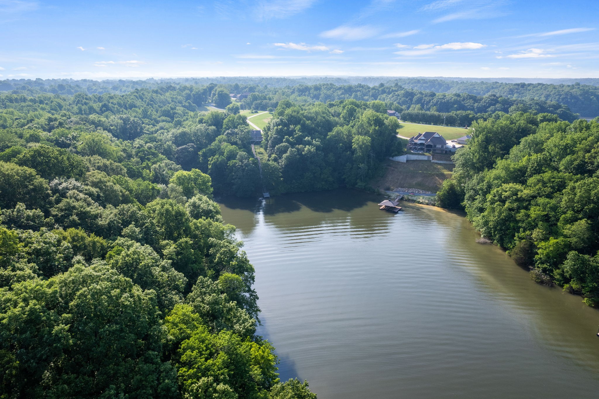 236 Beech Hill Drive Winchester, TN 37398 - Photo 35 of 70 a view of a lake in middle of forest