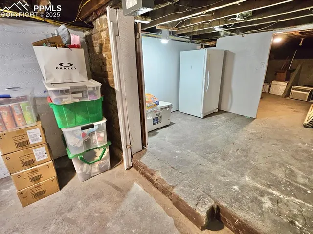 a view of storage and utility room