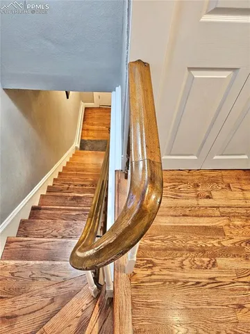 a view of wooden floor