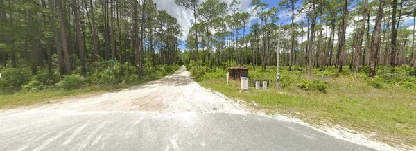 a view of an outdoor space with a lake view
